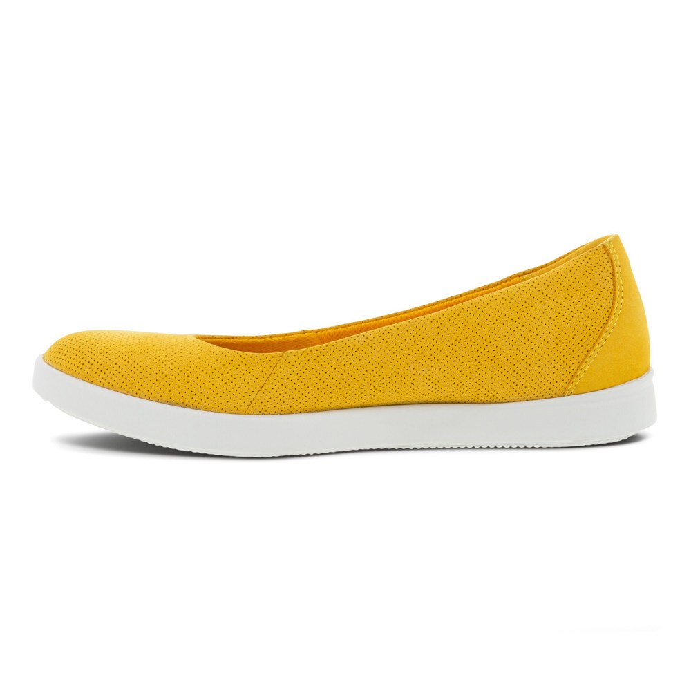 Bailarinas Mujer - ECCO Barentz Slip-Ons - Amarillos - RYW584073